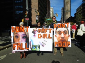 Don't Fall. Daft Girl. Don't Poop.