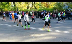 The final stretch in Central Park.